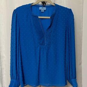 CeCe Longsleeve Blouse - Size Large- NWT